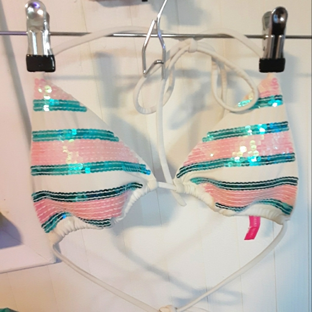 Victoria Secret- Pink- bling bikini top
